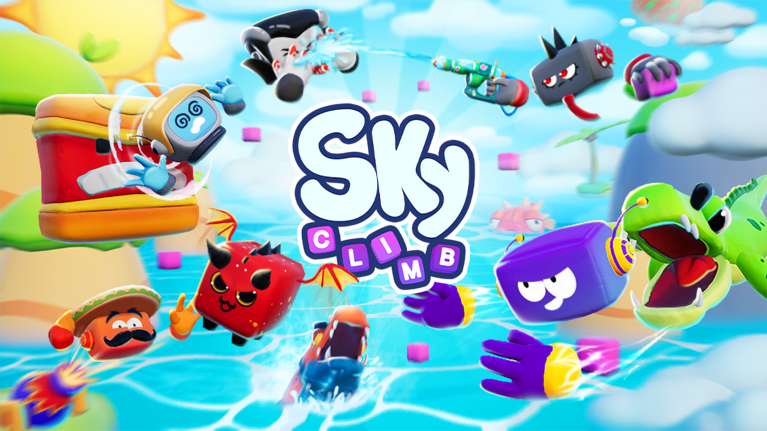 Sky Climb Cover Feature Logo Picture