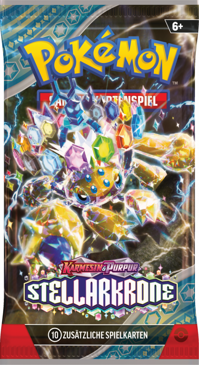 Pokemon TCG Scarlet Violet—Stellar Crown Booster Wrap Galvantula DE