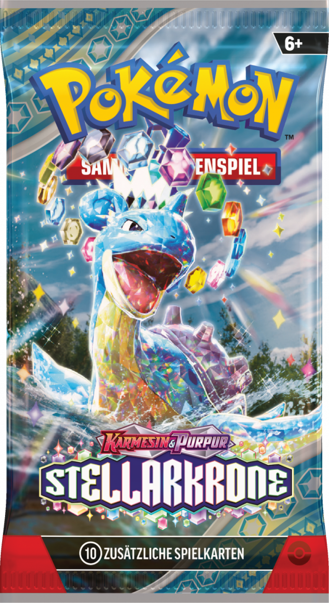Pokemon TCG Scarlet Violet—Stellar Crown Booster Wrap Lapras DE