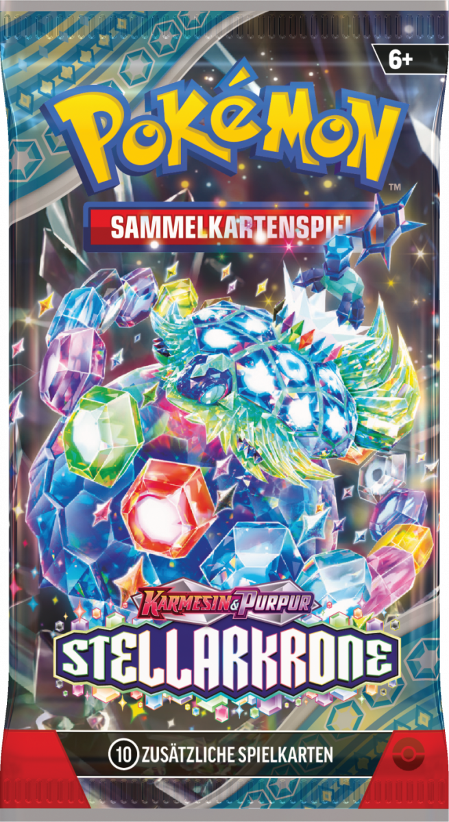 Pokemon TCG Scarlet Violet—Stellar Crown Booster Wrap Terapagos DE