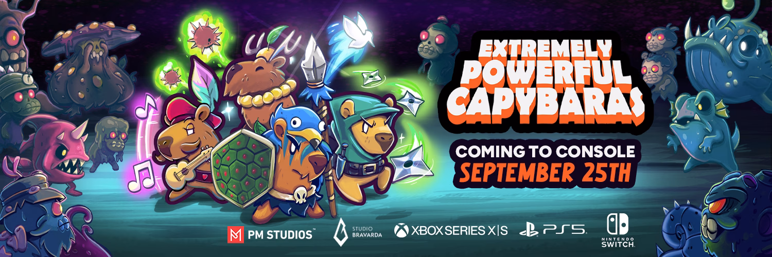 Extremely Powerful Capybaras: Das Bullet-Heaven-Roguelite stürmt die Konsolen