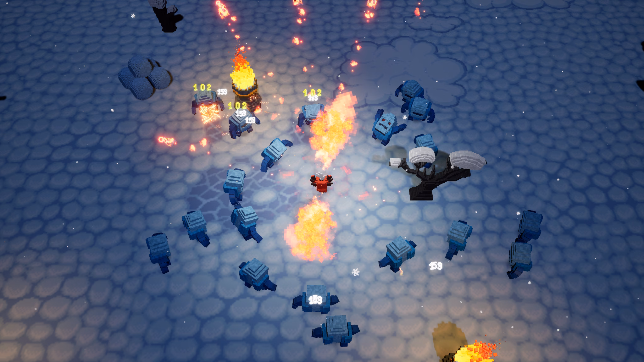 Drei Helden gegen Tausende: Party-Survival-Roguelite „Luminas: Parasite Reign“ startet im Juli