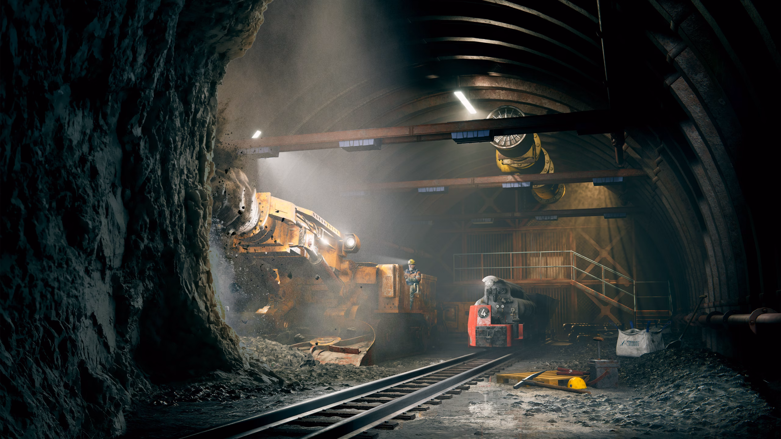 Glückauf in Grubental: Aerosoft kündigt detaillierte Steinkohle-Simulation „Bergwerk - A Mining Sim“ an