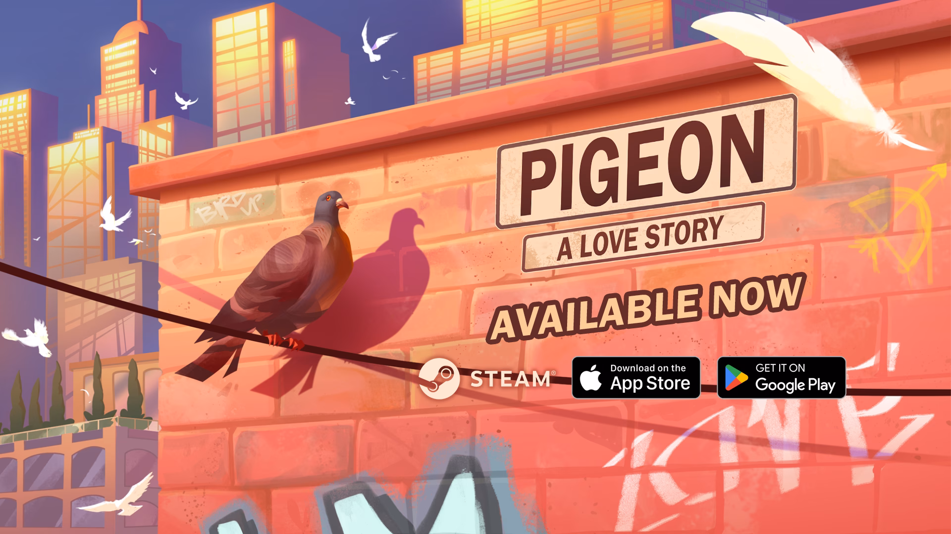 Pigeon: A Love Story: Kurioses Tauben-Dating-Spiel in lebensgroßen Städten ab sofort erhältlich
