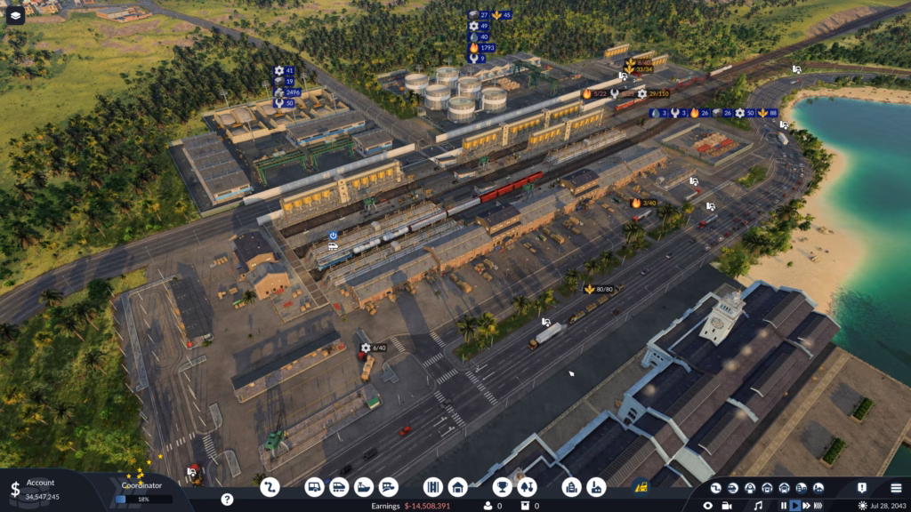 Transport Fever 3 Busy Cargo Station scaled